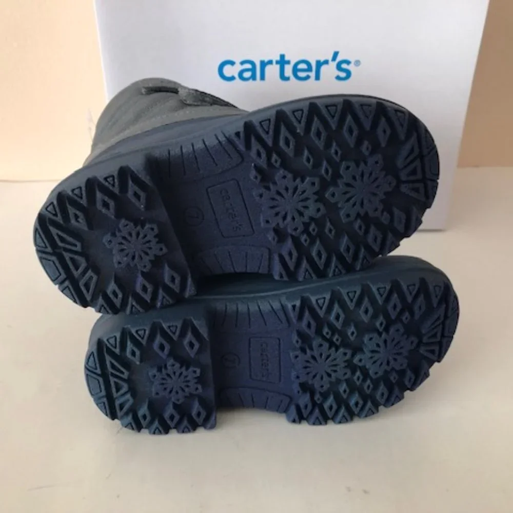 CARTERS Deltha Lug Sole Boot. Waterproof snow boot for boy or girl. Size: 7, 9 - Picture 11 of 11